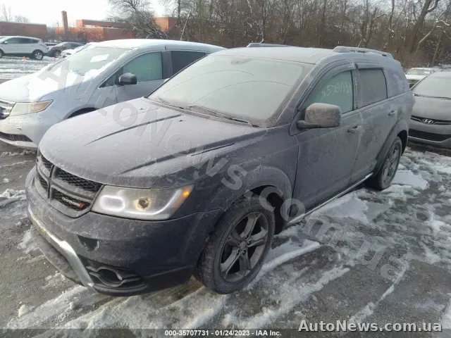 2017 Dodge Journey, VIN 3C4PDCGB9HT676831, plate АВ9028МА — photo 2 (iaai)