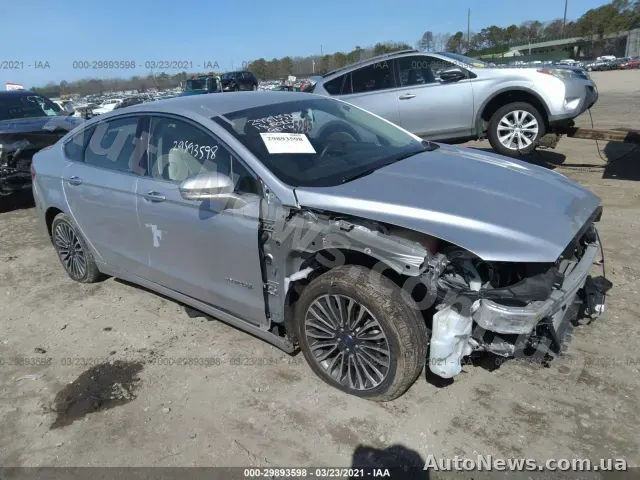 2018 Ford Fusion Hybrid, VIN 3FA6P0RU9JR214150, plate КА8706НХ — photo 1 (iaai)