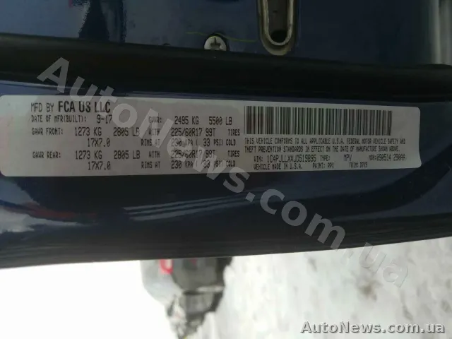 2017 Jeep Cherokee, VIN 1C4PJLLXXJD519895, nr rej. ВМ6210ЕІ — zdjęcie 10 (copart)