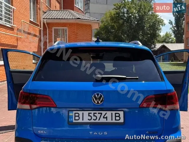 2022 Volkswagen Taos SEL, VIN 3VVJX7B21NM059720, держномер ВІ5574ІВ — фото 3 (autoria)