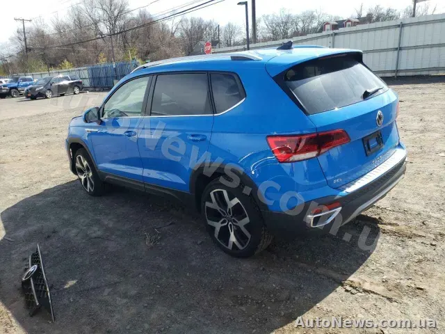 2022 Volkswagen Taos SEL, VIN 3VVJX7B21NM059720, держномер ВІ5574ІВ — фото 2 (copart)