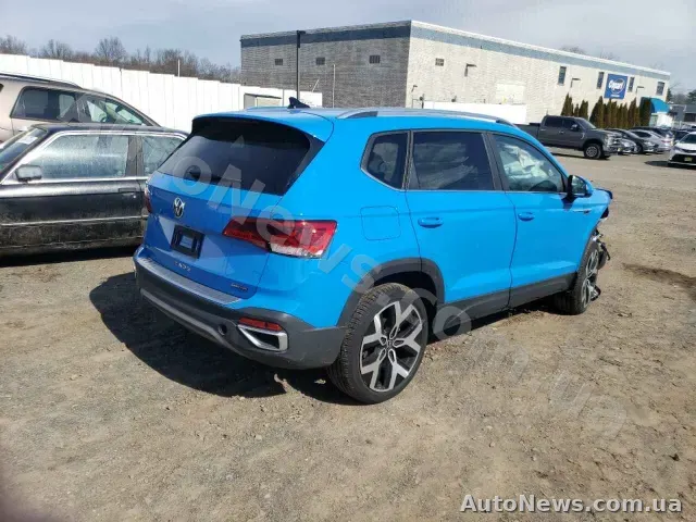 2022 Volkswagen Taos SEL, VIN 3VVJX7B21NM059720, держномер ВІ5574ІВ — фото 3 (copart)
