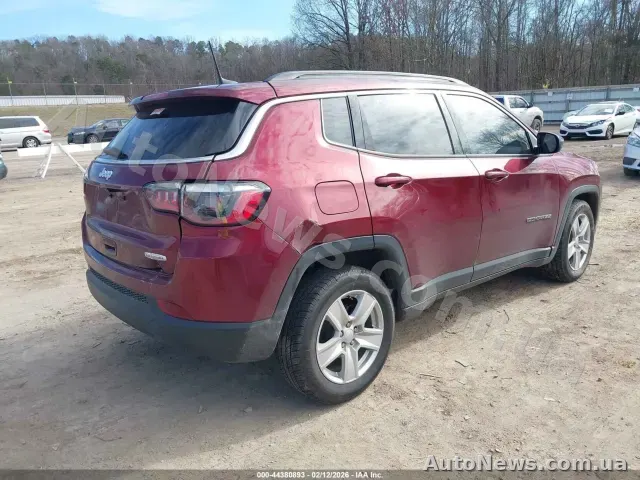 2022 Jeep Compass, VIN 3C4NJCBBXNT213485 — zdjęcie 22 (iaai)