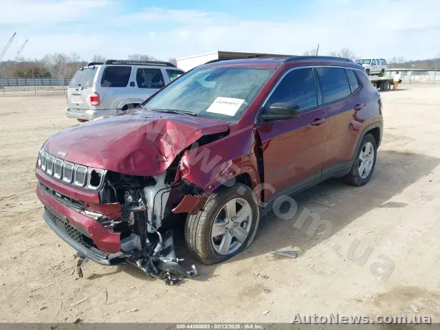 2022 Jeep Compass, VIN 3C4NJCBBXNT213485 — zdjęcie 56 (iaai)