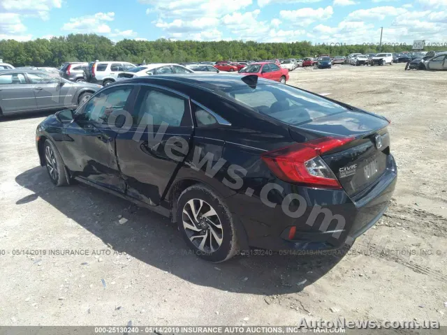 2017 Honda Civic, VIN 19XFC2F74HE034995, госномер НН5266АО — фото 3 (iaai)