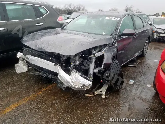 2019 Honda Accord EXL, VIN 1HGCV1F55KA073936, nr rej. КА8823ОХ — zdjęcie 2 (copart)