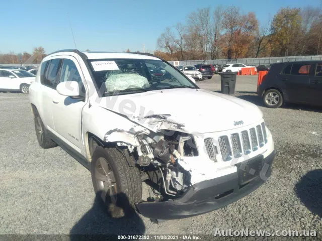 2016 Jeep Compass, VIN 1C4NJDEB7GD814105, nr rej. КА0604ІО — zdjęcie 1 (iaai)