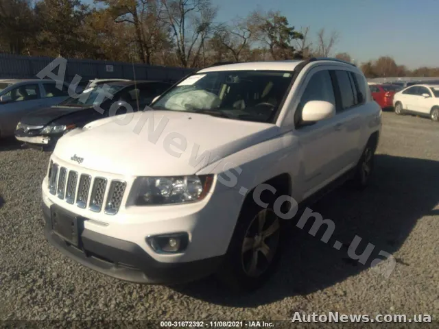 2016 Jeep Compass, VIN 1C4NJDEB7GD814105, nr rej. КА0604ІО — zdjęcie 2 (iaai)