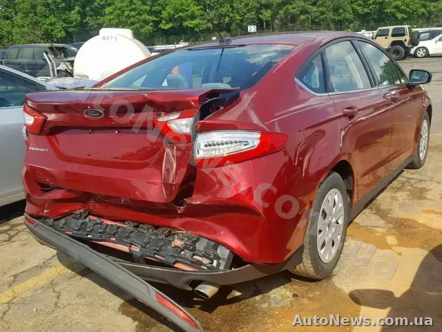 2014 Ford Fusion, VIN 1FA6P0G74E5379982, держномер ВН0841ОО — фото 4 (copart)