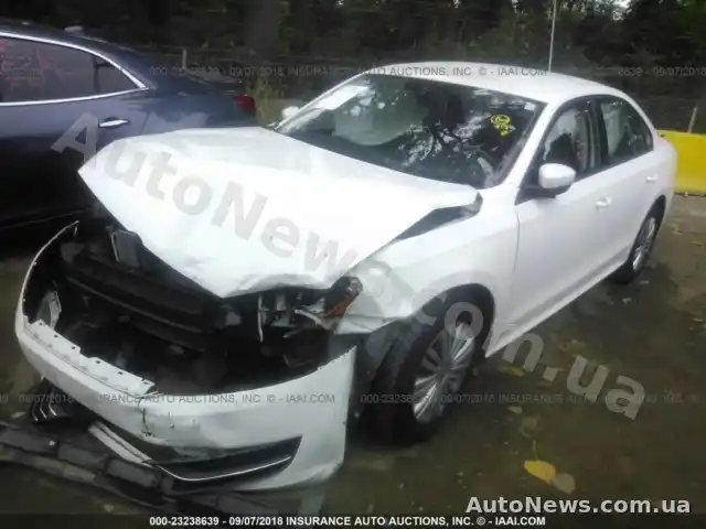 2013 Volkswagen Passat, VIN 1VWAP7A3XEC025153, plate АВ2319ЕН — photo 2 (iaai)
