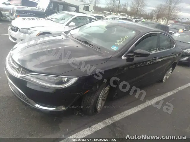 2015 Chrysler 200, VIN 1C3CCCABXFN697358, госномер АМ1574ЕК — фото 2 (iaai)