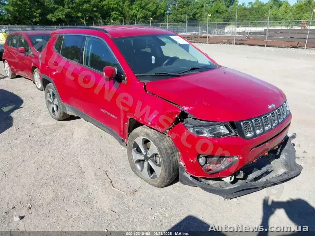 2017 Jeep NEW Compass, VIN 3C4NJDBBXHT666614, plate КА3306ТС — photo 1 (iaai)
