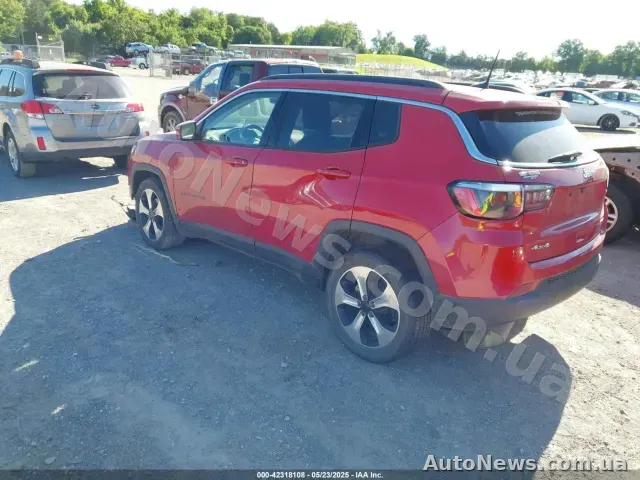 2017 Jeep NEW Compass, VIN 3C4NJDBBXHT666614, plate КА3306ТС — photo 3 (iaai)