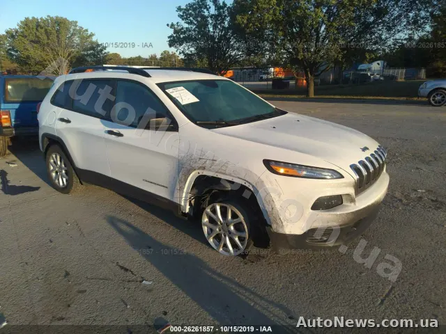 2016 Jeep Cherokee, VIN 1C4PJLAB3HW541243, госномер ВН5813РМ — фото 1 (iaai)