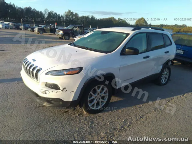 2016 Jeep Cherokee, VIN 1C4PJLAB3HW541243, госномер ВН5813РМ — фото 2 (iaai)