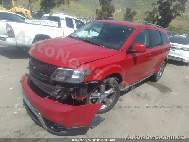 2017 Dodge Journey, VIN 3C4PDCGB3HT613028, держномер АА0061ЕЕ — фото 2 (iaai)