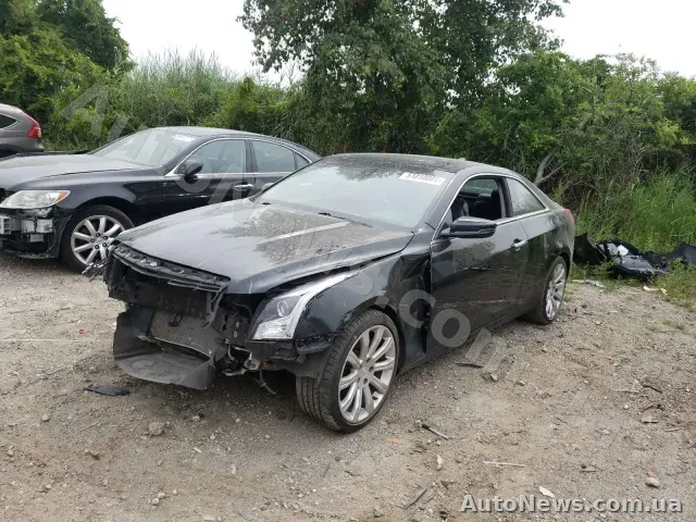 2014 Cadillac ATS, VIN 1G6AB1RX2F0118373, plate АХ2860МР — photo 2 (copart)