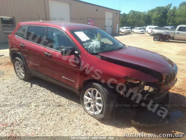 2017 Jeep Cherokee, VIN 1C4PJLAB0HD219073, plate АЕ9237ММ — photo 1 (iaai)
