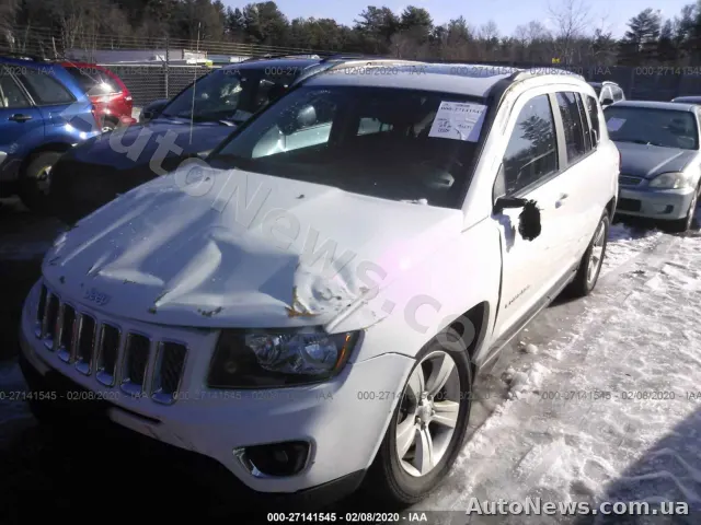 2015 Jeep Compass, VIN 1C4NJDEB4FD258351, plate АР9095ІТ — photo 2 (iaai)