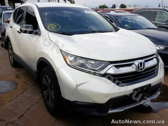 2017 Honda CR-V LX, VIN 2HKRW5H35HH402404, plate АЕ1005РВ — photo 1 (copart)