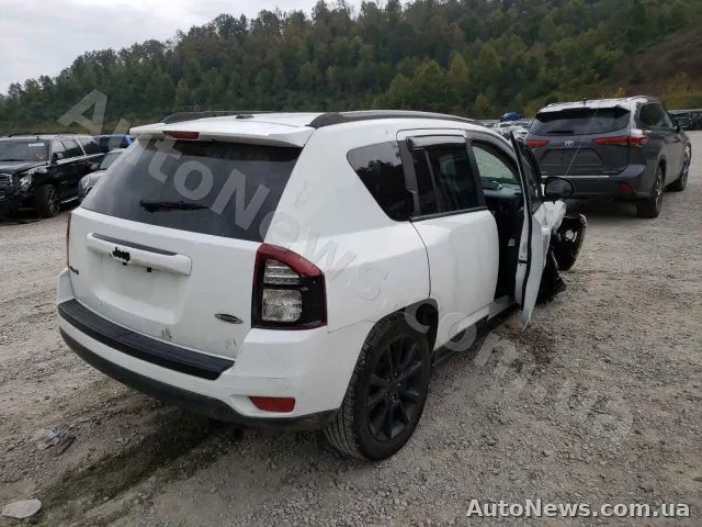 2015 Jeep Compass, VIN 1C4NJDBB9FD394057, nr rej. ВМ8336ЕС — zdjęcie 4 (copart)