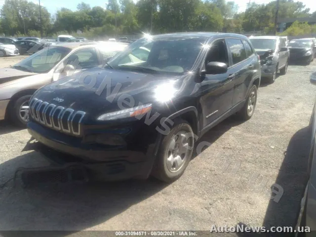 2016 Jeep Cherokee, VIN 1C4PJMAB5GW343526, держномер ВС7546ОЕ — фото 2 (iaai)