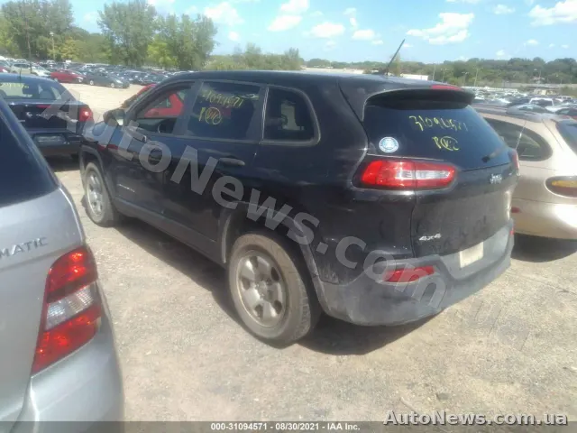 2016 Jeep Cherokee, VIN 1C4PJMAB5GW343526, держномер ВС7546ОЕ — фото 3 (iaai)