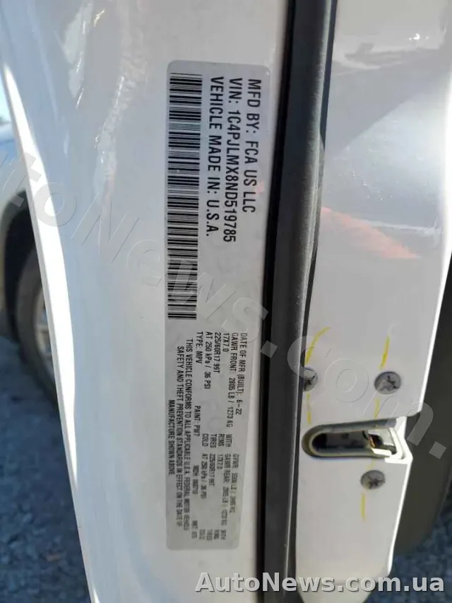 2022 Jeep Grand Cher, VIN 1C4PJLMX8ND519785 — photo 12 (copart)