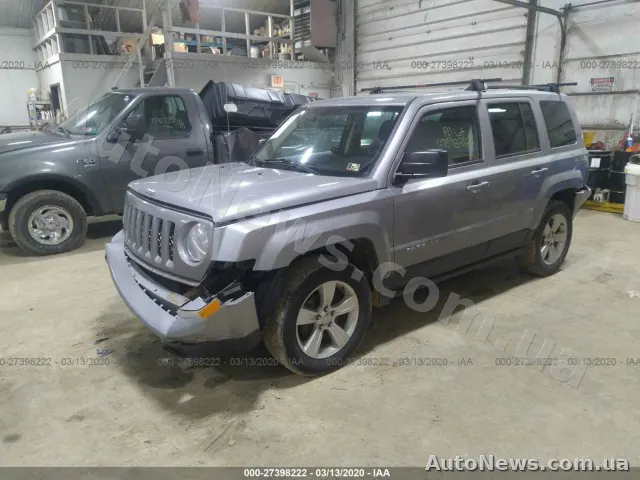 2014 Jeep Patriot, VIN 1C4NJRFB3ED734471, plate АТ1940НТ — photo 2 (iaai)
