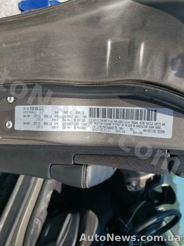 2017 Jeep Cherokee, VIN 1C4PJMAS2HW648175, plate АЕ5481ТІ — photo 10 (copart)