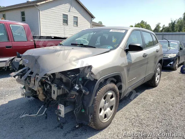 2017 Jeep Cherokee, VIN 1C4PJMAS2HW648175, plate АЕ5481ТІ — photo 2 (copart)