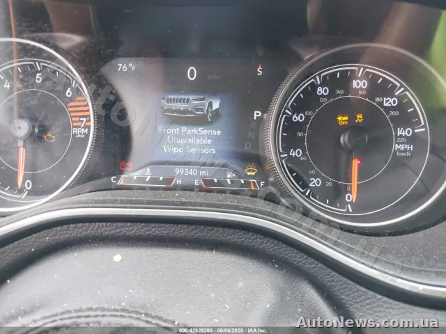 2019 Jeep Cherokee, VIN 1C4PJLDBXKD454115, plate АІ7883ТН — photo 7 (iaai)